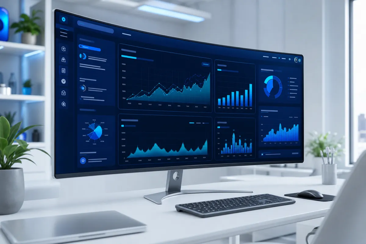 SaaS analytics dashboard